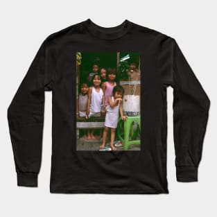 How Many Can We Squeeze Into One Hut? Long Sleeve T-Shirt